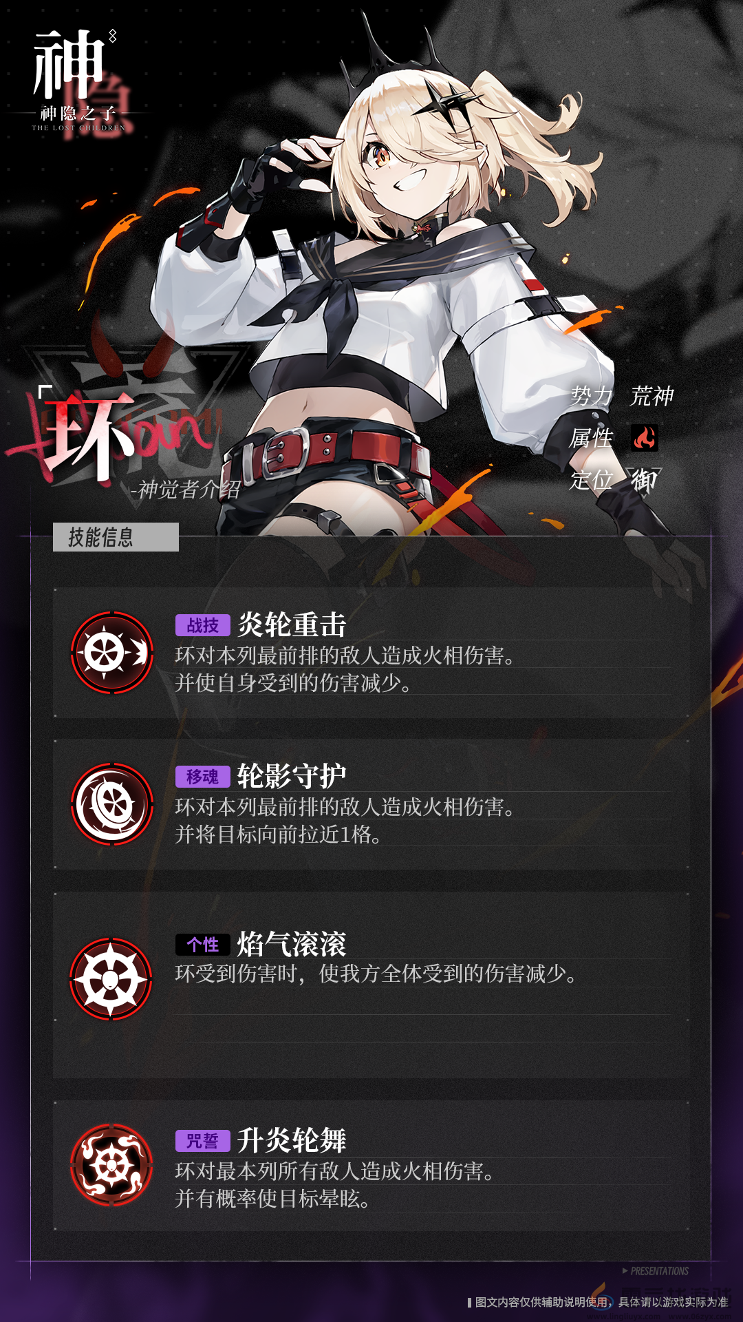 神隐之子神觉者环角色图鉴(图2)